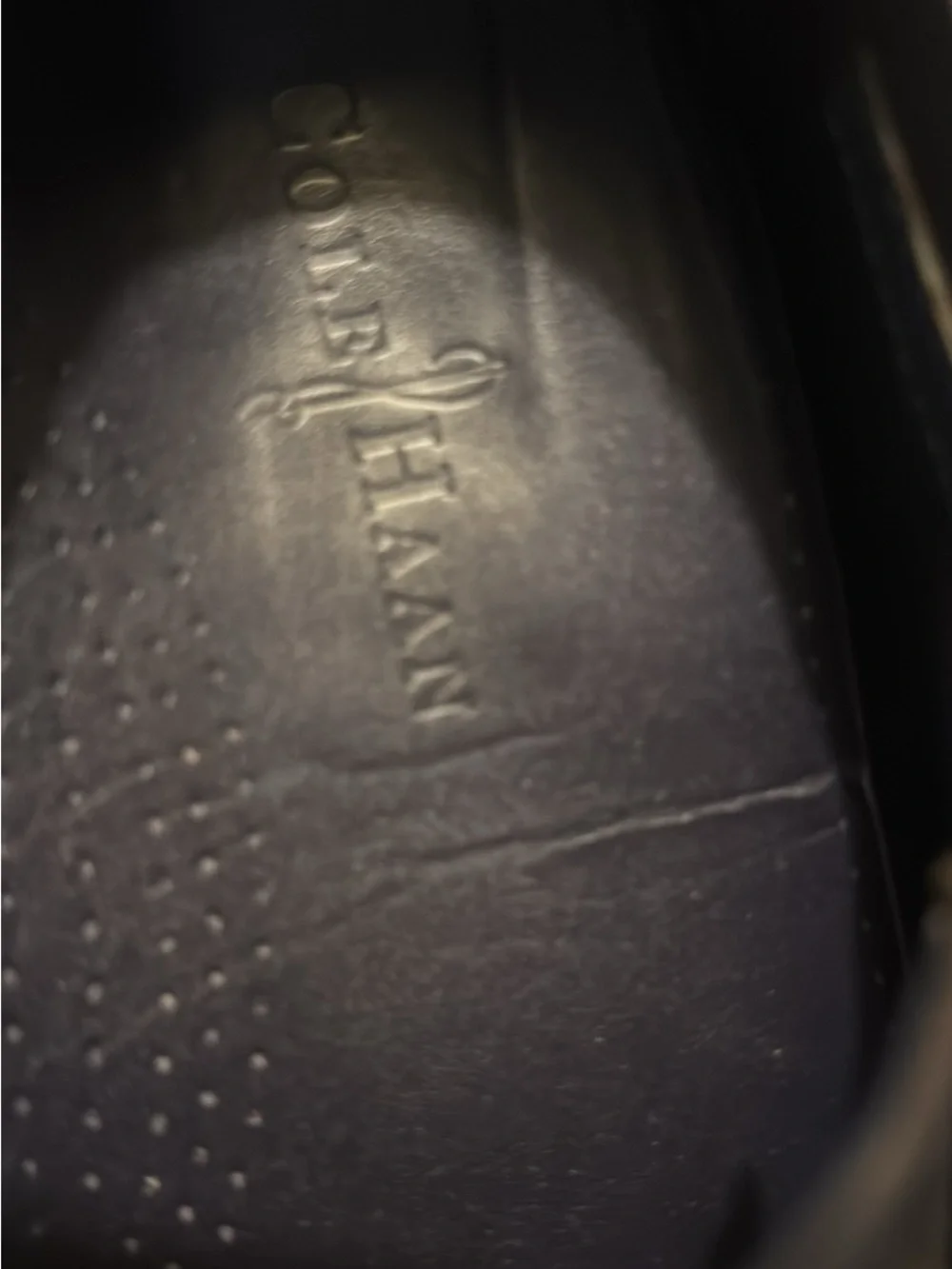 Cole Haan Men's Dark Brown Leather Wingtip Derbys